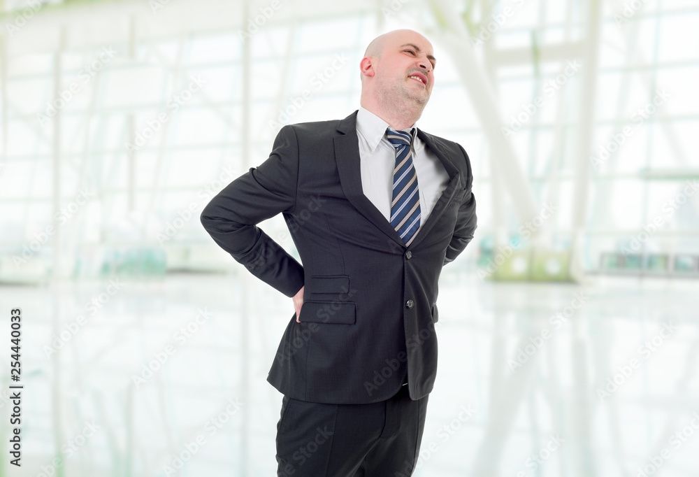 businessman back pain