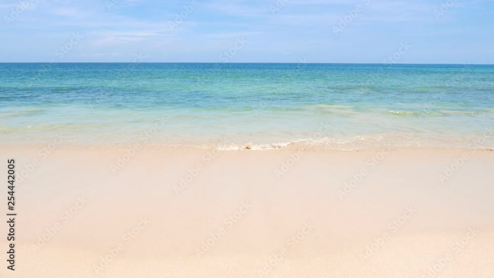 Waves rolling onto an island beach Waves rolling onto an island beach