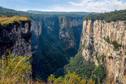 Itaimbezinho Canyon with big cliffs, Cambará do Sul, Rio Grande do Sul, Brazil