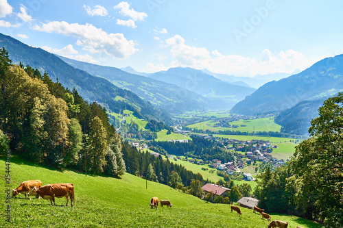 View over beautiful Valley 