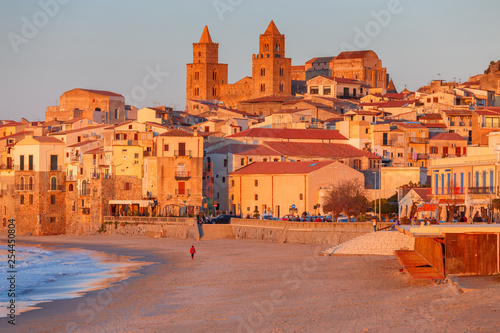 Cefalu. Sicily. Old city.