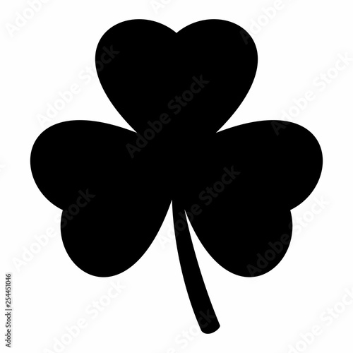 Shamrock dark silhouette