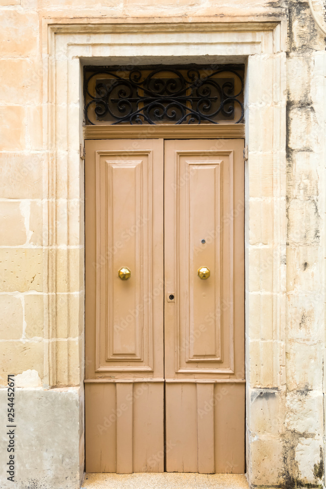 Traditional front door from Malta Traditional front door from Malta