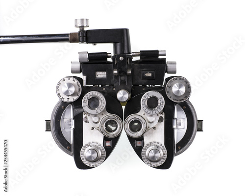 medical ophthalmic glasses, phoropter photo