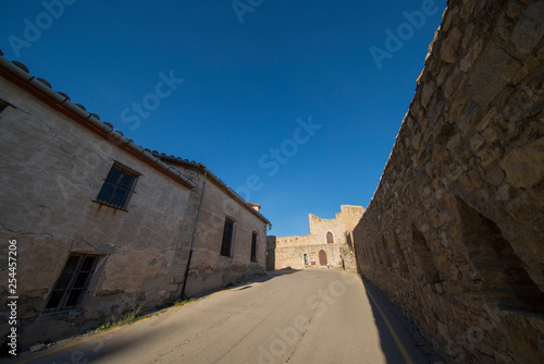 Streets through the medieval village of Morella
