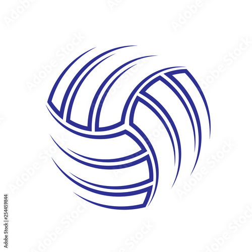 Volleyball background symbol