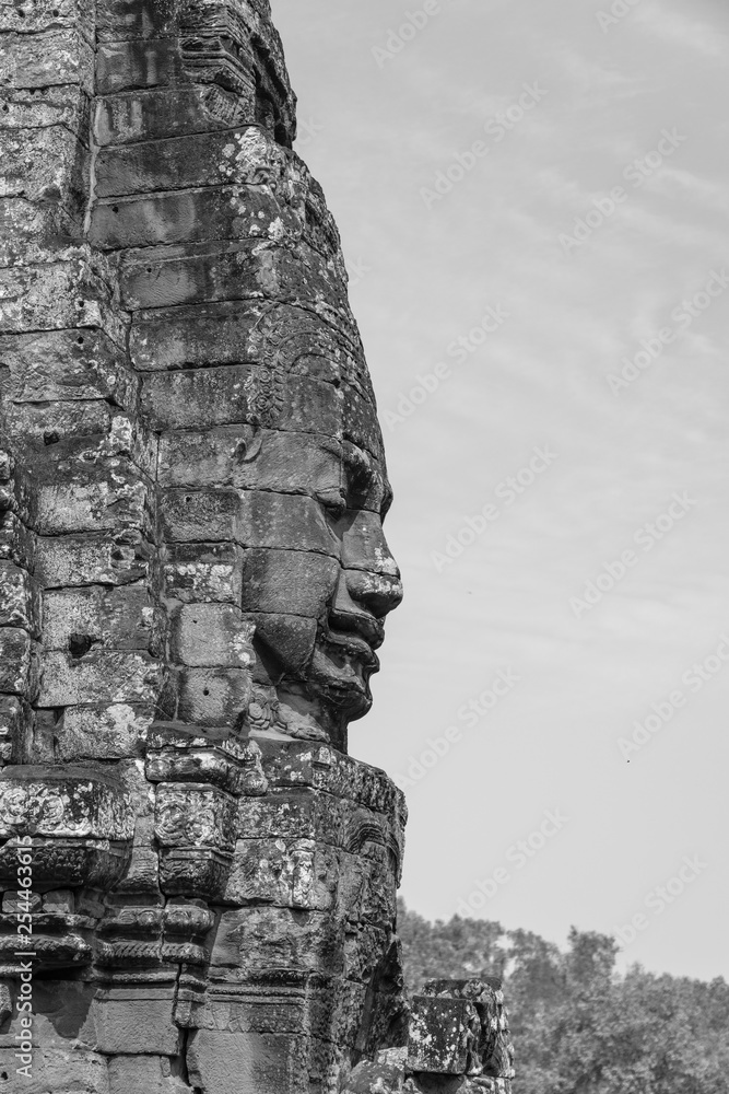 Fototapeta premium Angkor stone faces
