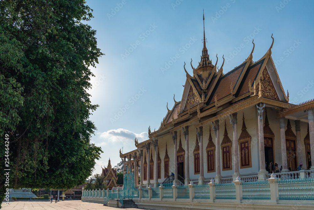 Cambodia, Phnom Penh, the royal palace