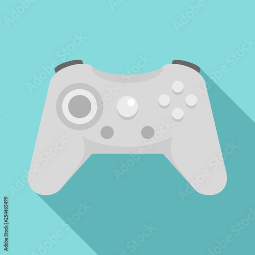 Wireless controller icon. Flat illustration of wireless controller vector icon for web design