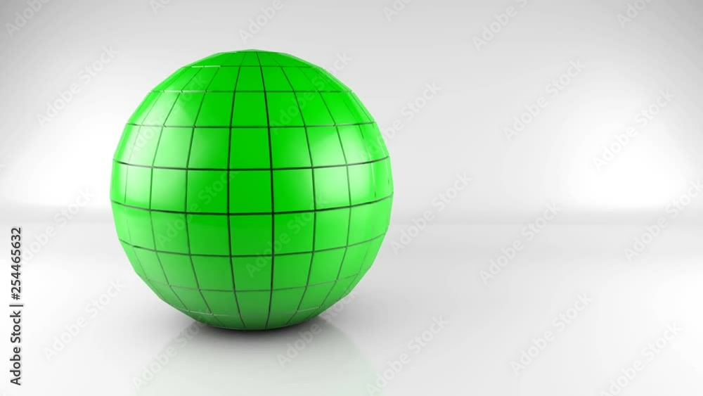 Sphere abstract 4k animation motion graphics, video geometric 3d ...
