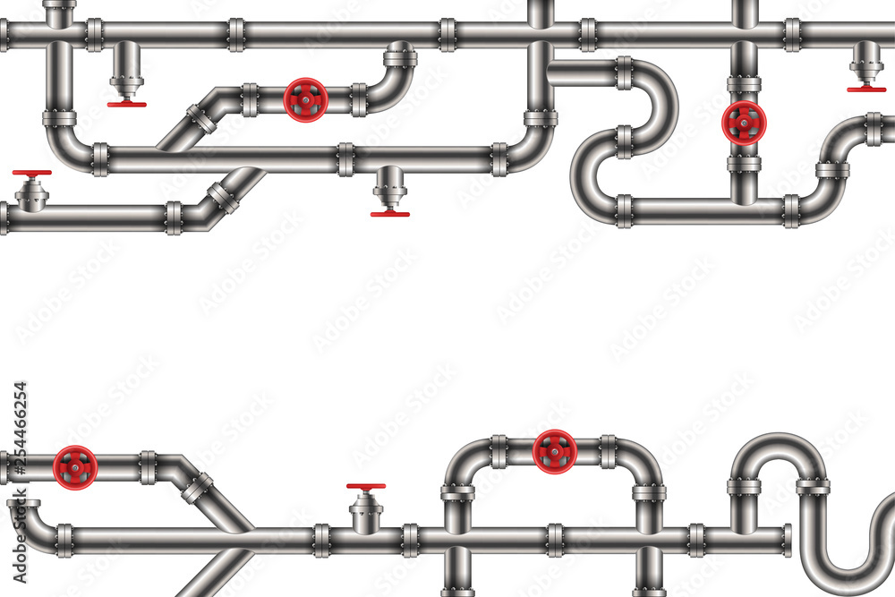 Creative vector illustration of industrial oil, water, gas pipe system and ware pipeline fittings, valves on background. Art design plumbing and taps. Abstract concept graphic element Creative vector illustration of industrial oil, water, gas pipe system and ware pipeline fittings, valves on background. Art design plumbing and taps. Abstract concept graphic element
