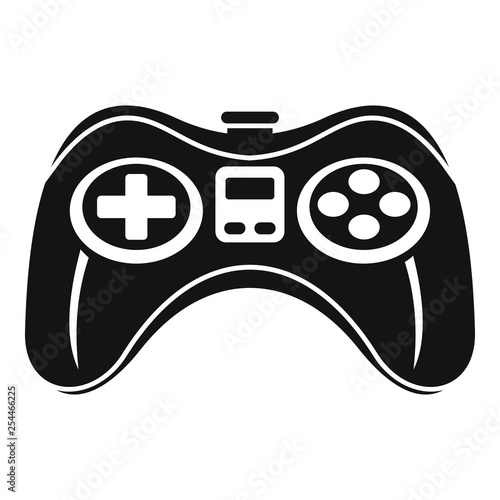 Gamepad icon. Simple illustration of gamepad vector icon for web design isolated on white background