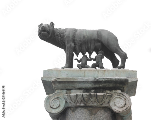 Capitoline Wolf is a bronze sculpture is a symbol of Rome with s