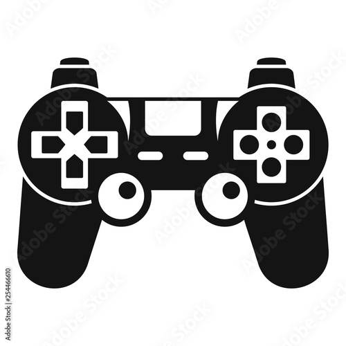 Gamepad control icon. Simple illustration of gamepad control vector icon for web design isolated on white background