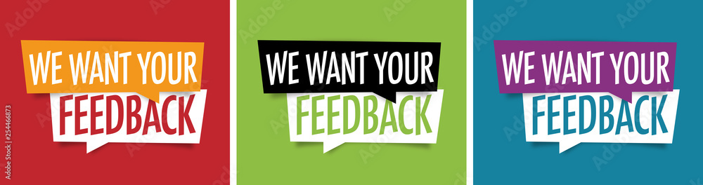 We want your feedback - obrazy, fototapety, plakaty 