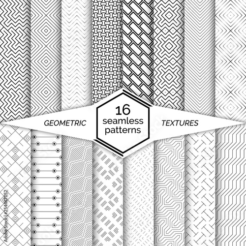 Set of seamless patterns