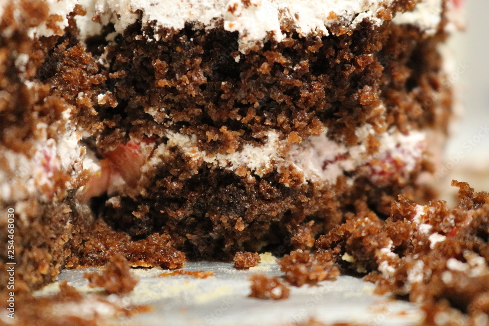 strawberry cake with chocolate strawberry cake with chocolate