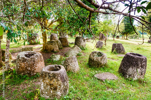 Plain of jars site: 3. Laos. The Province Of Xiangkhoang.