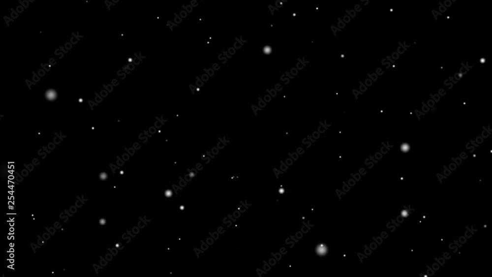 Large and small snow snowflakes winter holiday christmas against black background for overlay vdo design Large and small snow snowflakes winter holiday christmas against black background for overlay vdo design