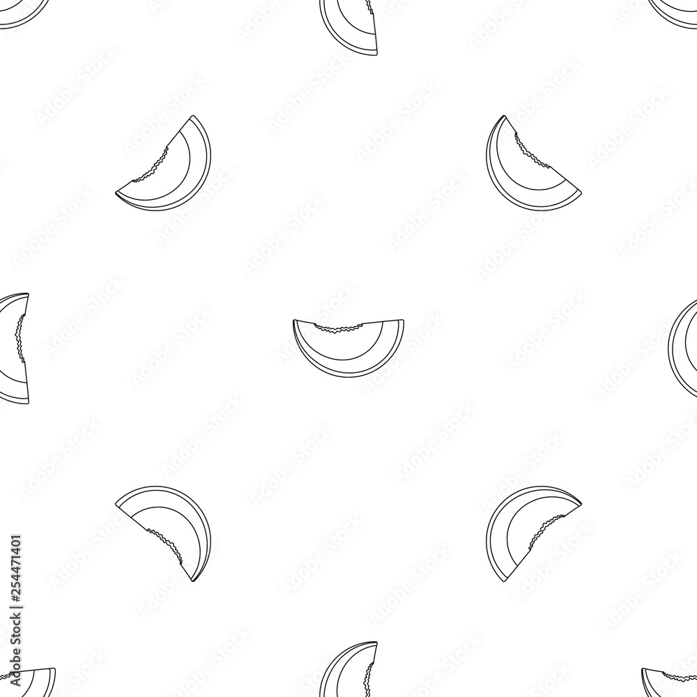 Fototapeta premium Slice peach pattern seamless vector repeat geometric for any web design