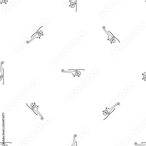 Transport helicopter pattern seamless vector repeat geometric for any web design