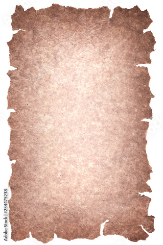 Old paper manusript or parchment. Old brown paper texture.