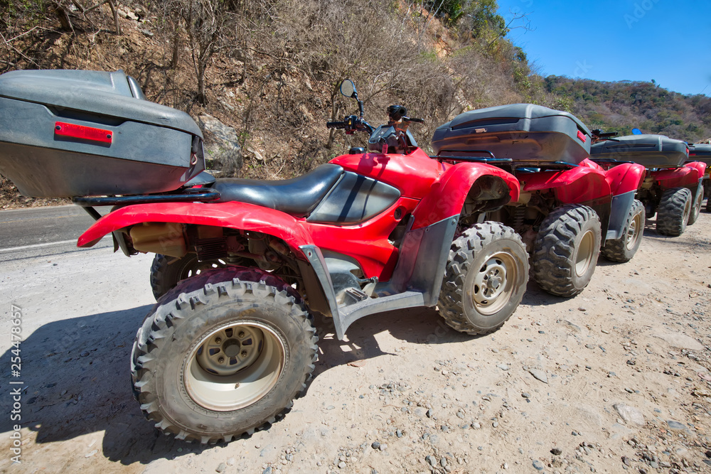 Off-road ATV Tours and adventures in Puerto Vallarta that provide scenic ocean views and magnificent nature landscapes Off-road ATV Tours and adventures in Puerto Vallarta that provide scenic ocean views and magnificent nature landscapes