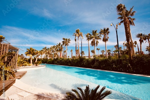 Amazing pool next to the beach in Izmir - Turkey photo