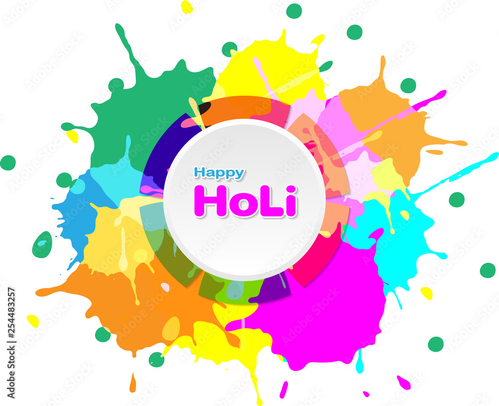 Holi color background for festival of India
