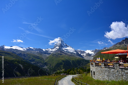Matterhorn in summer - Sunnegga, Zermatt, Switzerland
