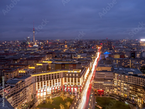 Berlin Potsdamer Platz at night