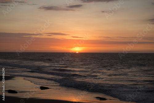 Sunset on the beach