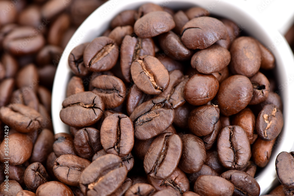 Coffee beans. Beans in a coffee grinder. Hot drink. Coffee beans. Beans in a coffee grinder. Hot drink.