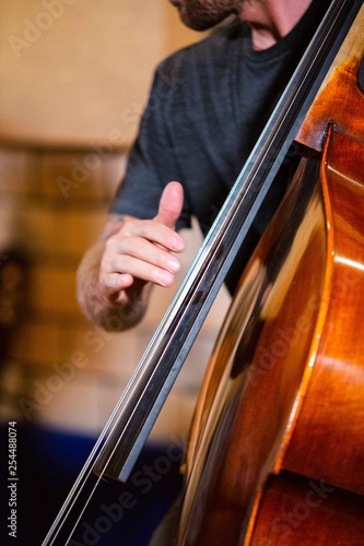 Man playing cello