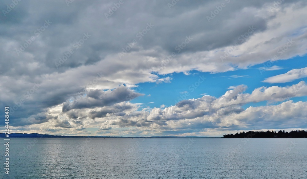 Wolken über dem Bodensee