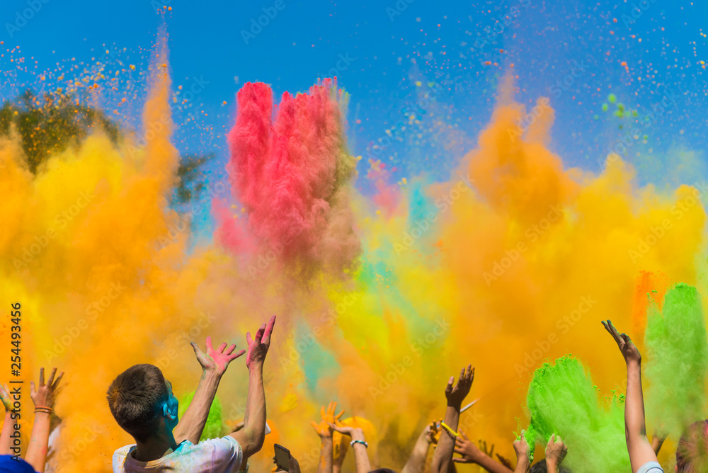 Color holi festival
