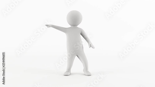 3D character animation - John Dough character dancing animation