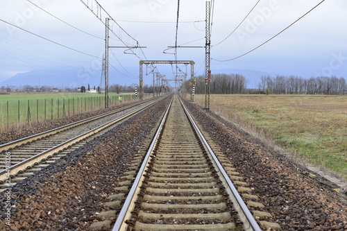 railway in the field