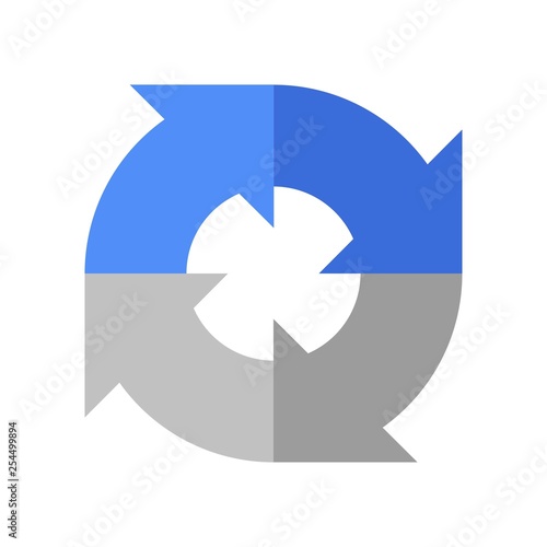 ReCaptcha icon on white background