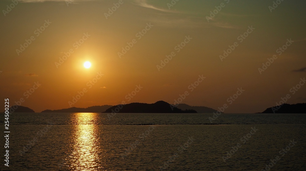 Sunset Koh Mak island - Thailand