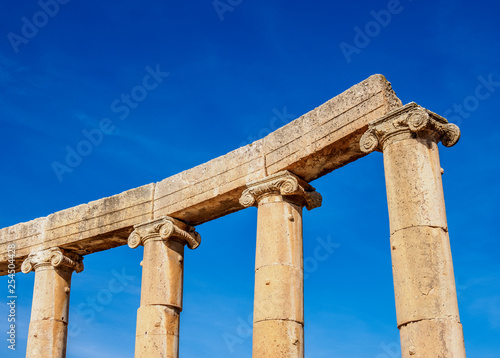 Ionic Columns, Jerash, Jerash Governorate, Jordan