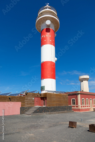 Toston lighthouse in El Cotillo at Fuerteventura