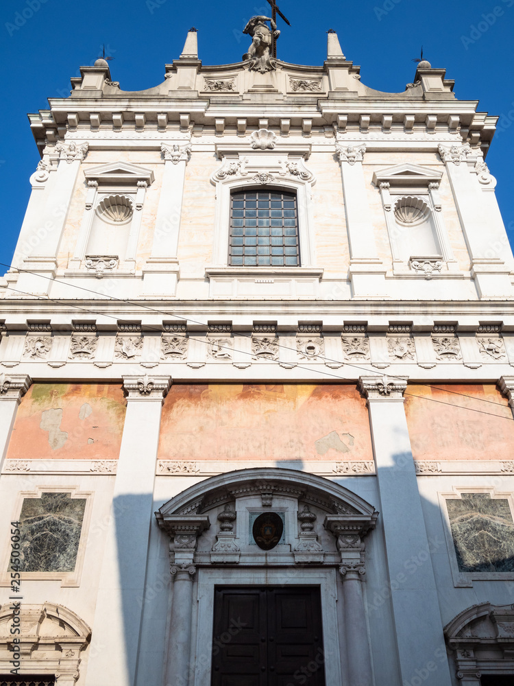 front view of Church Sant Alessandro della Croce