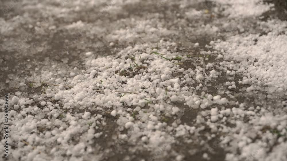 hail falls on the ground hail falls on the ground