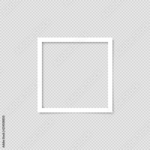 Blank photo frame. Template for design