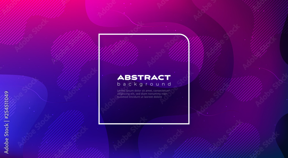 Liquid color background design. Fluid gradient shapes composition. Futuristic design posters. Eps10 vector.