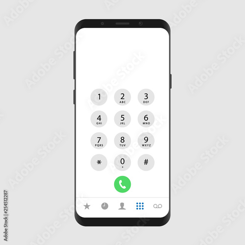 Phone call screen