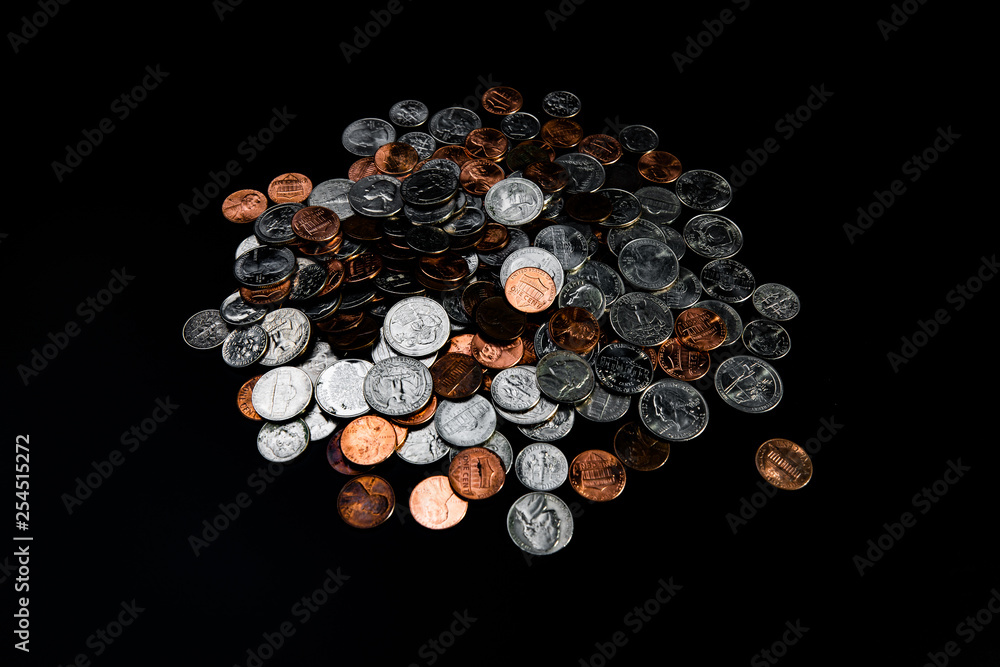 Coin background. Pennies/Quarters/ Cents. Coin background. Pennies/Quarters/ Cents.