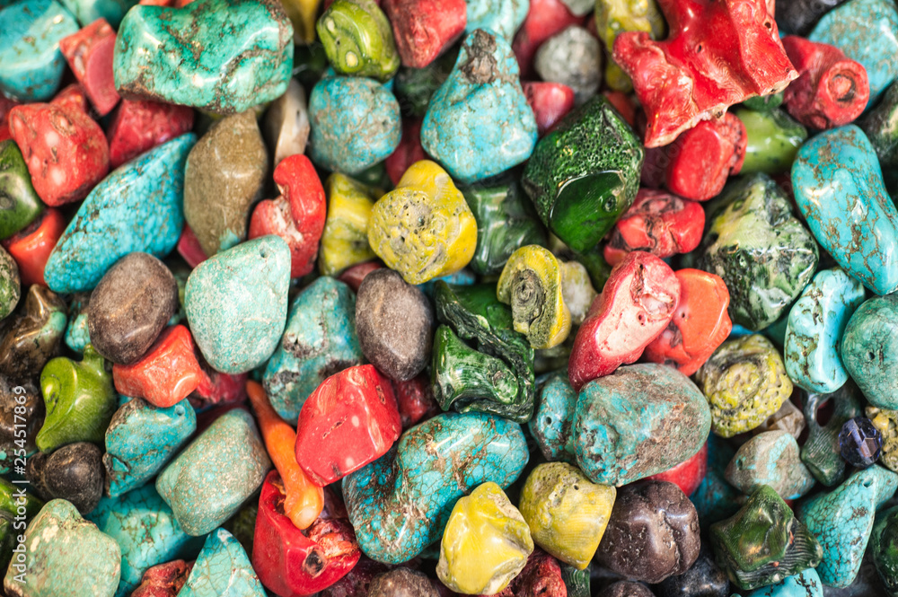 Colorful natural stone background Colorful natural stone background