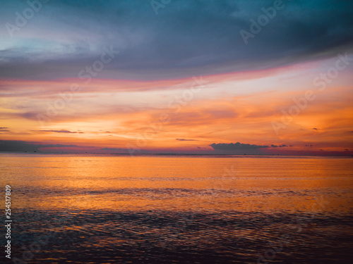 sunset over the sea © Dmitrii